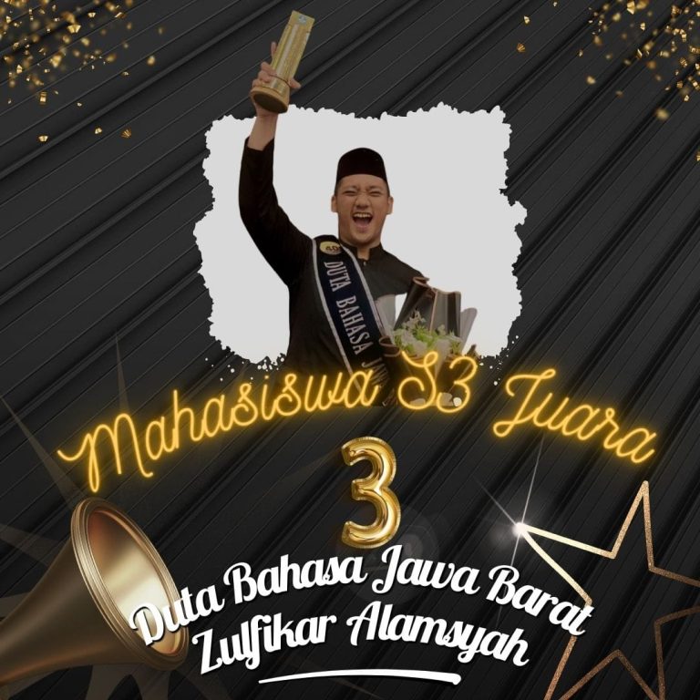 Mahasiswa S3 Juara 3 Duta Bahasa Jawa Barat